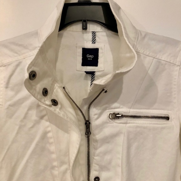 GAP White Cargo Utility Jacket - Picture 4 of 7